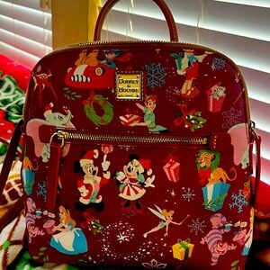 Dooney & Burke Christmas backpack purse